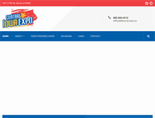 Tablet Screenshot of centraliowaexpo.com